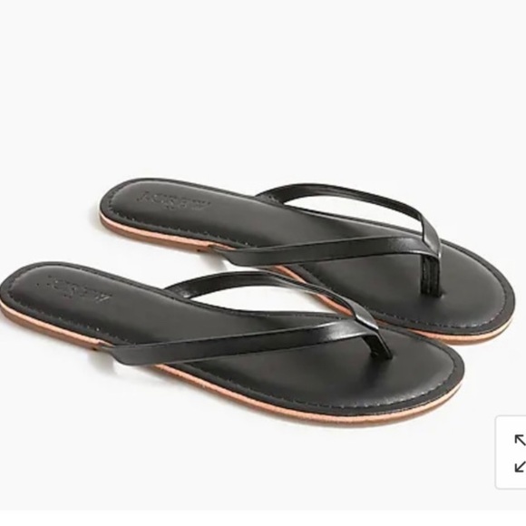 J. Crew Shoes - J.Crew Black Flip flop thong sandals size 7